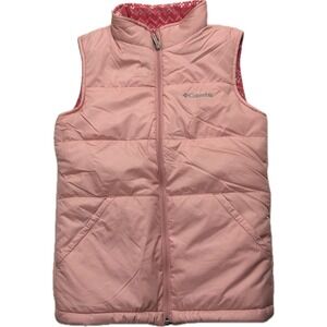 Columbia Sleeveless Puffer Pink Adult Woman Small